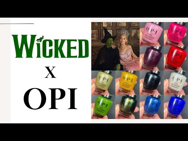 OPI x Wicked Holiday 2024 Collection | Swatch & Review