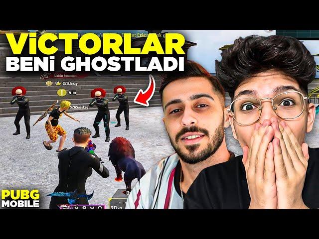 YAYINCI VİCTORLAR BENİ GHOSTLADI! | PUBG MOBİLE