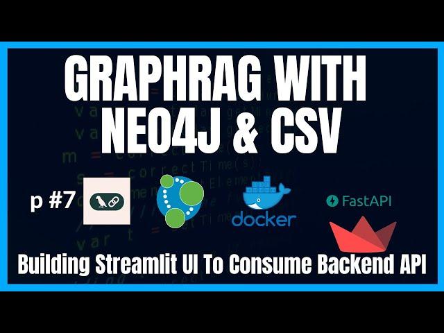 GraphRAG With Neo4j and LangChain | Building Streamlit UI Interface