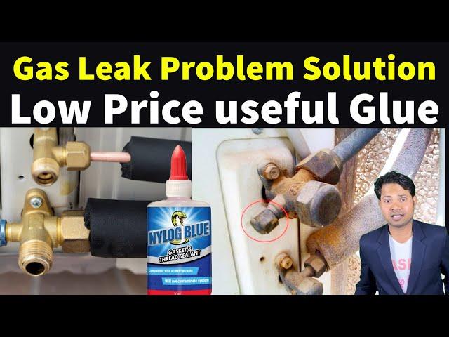 AC gas leak problem solution very useful Glue gasket maker how use learn