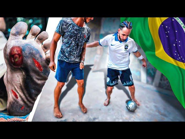 Playing BAREFOOT in Favelas 