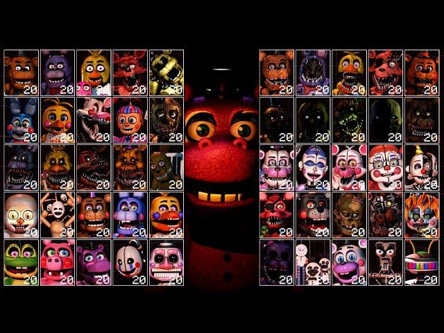 Ultimate Custom Night PLUS - All Jumpscares & Extras