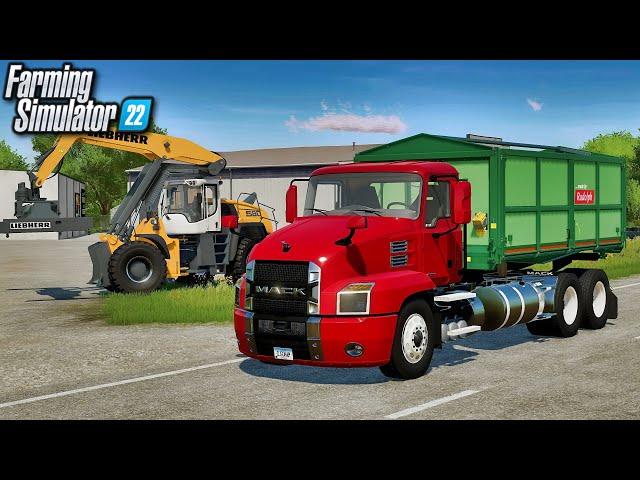 New Mods - Modded Mack Anthem, Liebherr L580, & Forgotten Lands Map (19 Mods) | Farm Sim 22