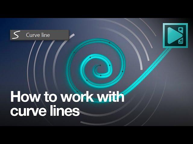 How to work with curve lines in VSDC Video Editor