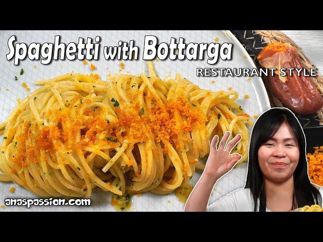 Restaurant Style Pasta with Bottarga | Lemon Zest and Cured Fish Roe