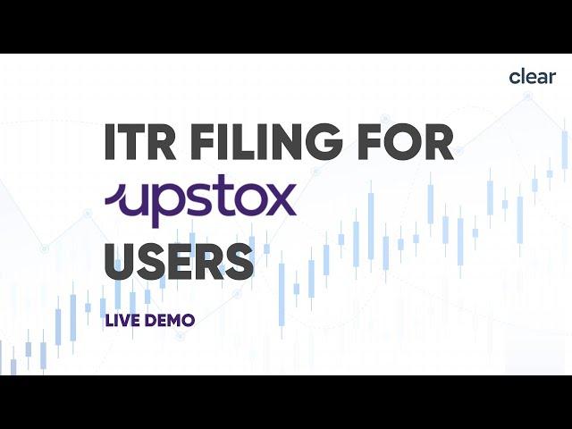 File capital gains taxes in seconds if you are an Upstox user | LIVE demo