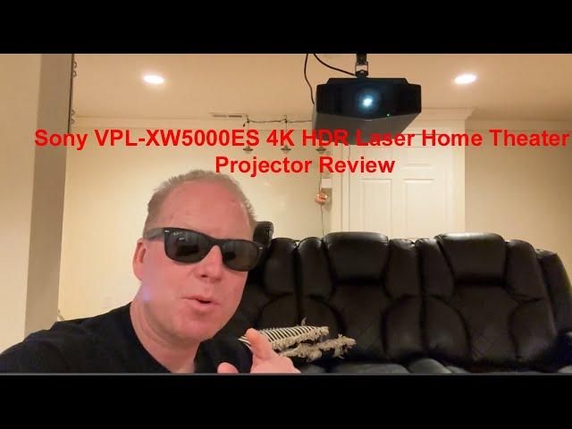 Sony VPL-XW5000ES 4K HDR Laser Home Theater Projector Review with Film and Gaming.  Is it worth it?