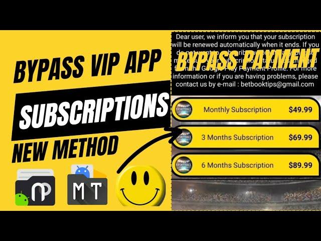 How to Bypass Subscriptions & Paywall in VIP App | Mt Manager & Np Manager