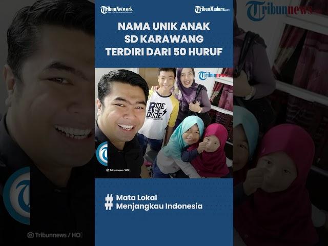 VIRAL Nama Unik Seorang Bocah SD di Karawang, Terdiri dari 50 Huruf & Kini Jadi Perdebatan Warganet