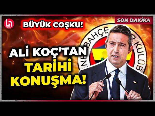 SON DAKİKA! Ali Koç, Fenerbahçe Kulübü Başkanlığı'na üst üste üçüncü kez seçildi!