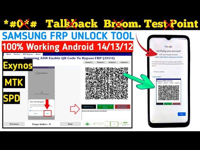 Samsung QR Code Frp Bypass 2024 | ALL Samsung Google Account Bypass 2024 | Android 14/13/12/11