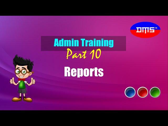 DMS POS Admin Training (Part 10): Reports