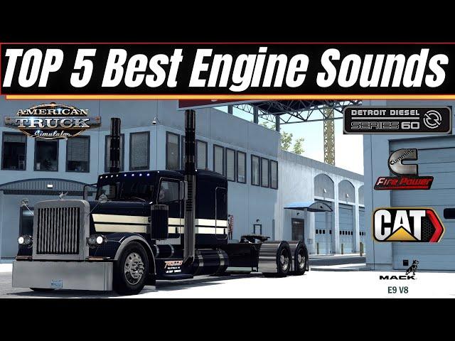  American Truck Simulator | TOP 5 BEST Engine Sounds [ATS 1.42/1.41] 4k