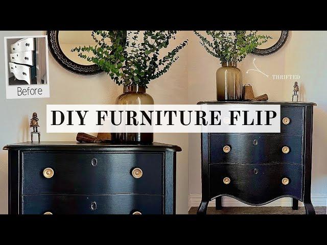 DIY FURNITURE FLIP | Living Room Transformation on a BUDGET//Part 2