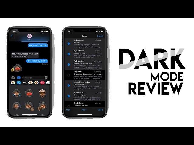 iOS 13  Dark Mode - Review