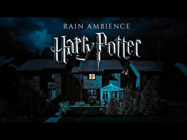 ️ Prisoner of Azkaban [Ambience] Rainy Summer break ️ Practicing spells at night ˖° Privet Drive