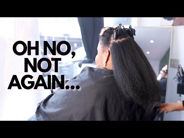 OMG! ANOTHER SETBACK?!?! A NEW Hairstylist Cut My Type 4 Natural Hair | Natural Hair Salon Visit