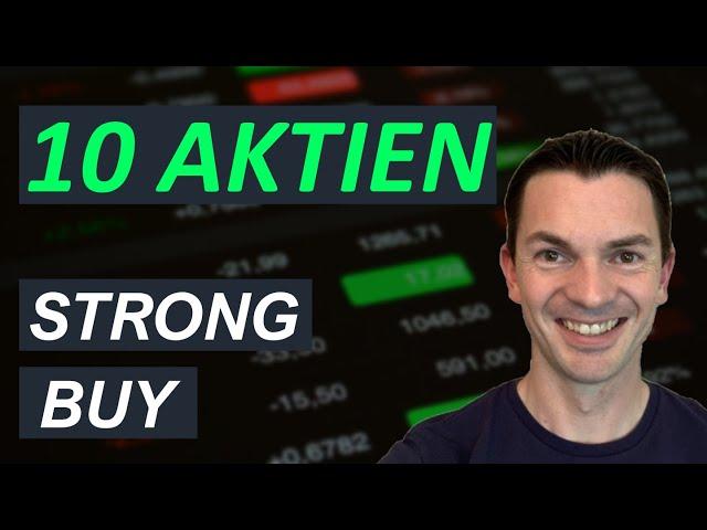 10 Aktien, die aktuell von den Analysten zum Kauf empfohlen werden