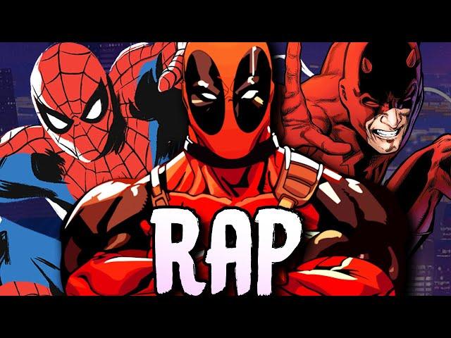 DAREDEVIL, SPIDER-MAN & DEADPOOL RAP | "RED 3" | RUSTAGE ft. Shwabadi & Connor Quest!