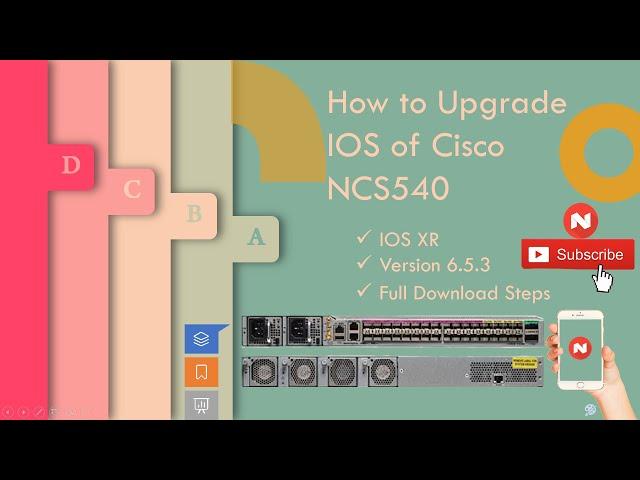 Cisco NCS540 - IOS XR SOFTWARE UPGRADE - Exclusive