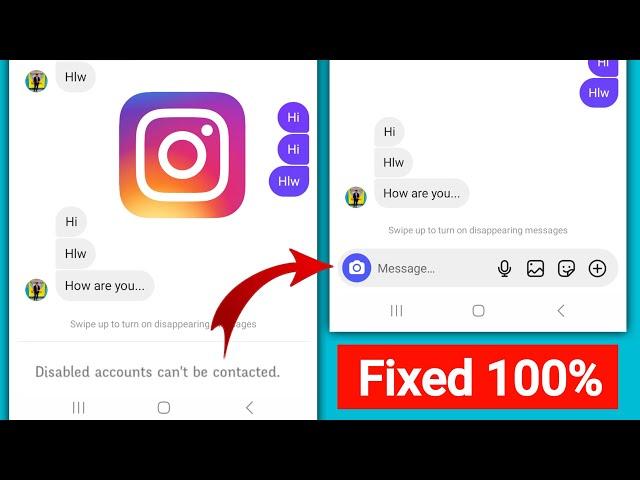 How to Fix Instagram Disabled accounts can't be contacted Problem Solve 2025