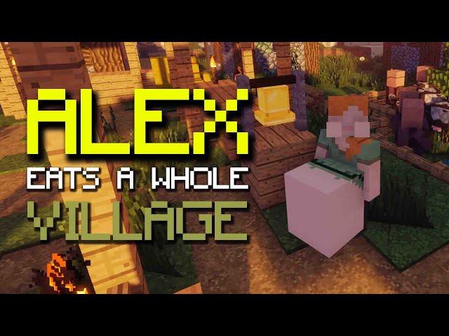 Minecraft Vore: Alex Eats a Whole Village | Brutoro