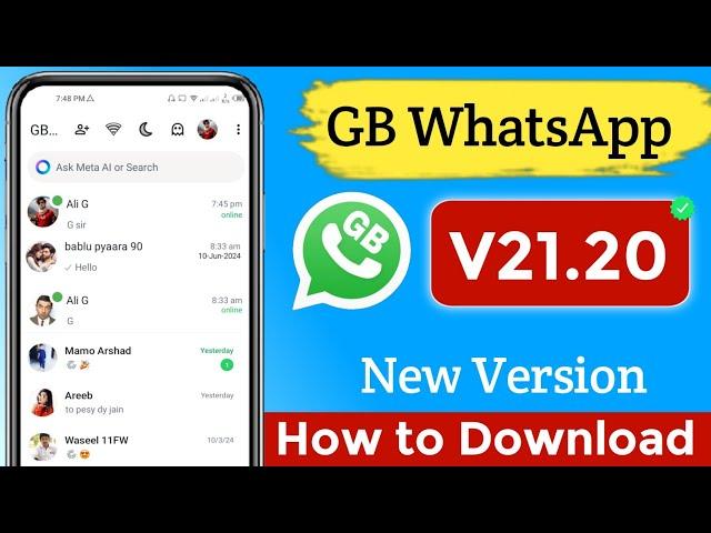 Whatsapp GB New Version Download 2024 |GB Whatsapp New Version Kaise Download Karen