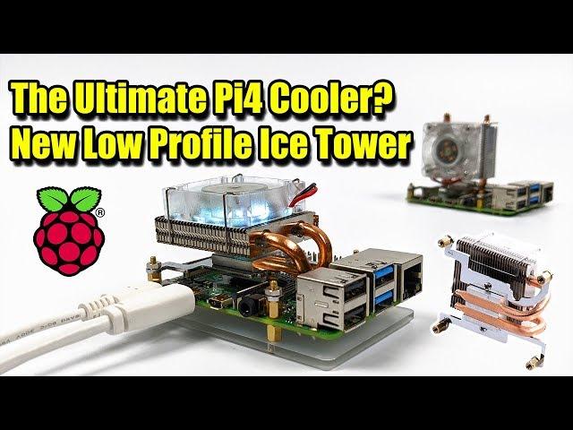 Low Profile Ice Tower Cooler - The Ultimate Raspberry Pi 4 Cooler?