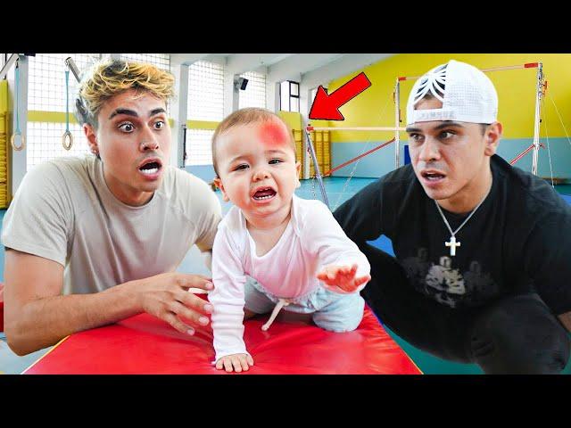 Our Baby Got HURT Doing A Gymnastics Challenge..