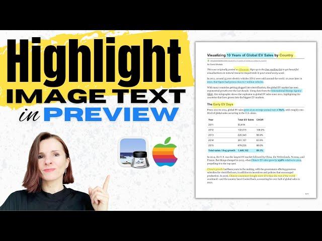 How to Highlight Text in Images in Preview on Mac