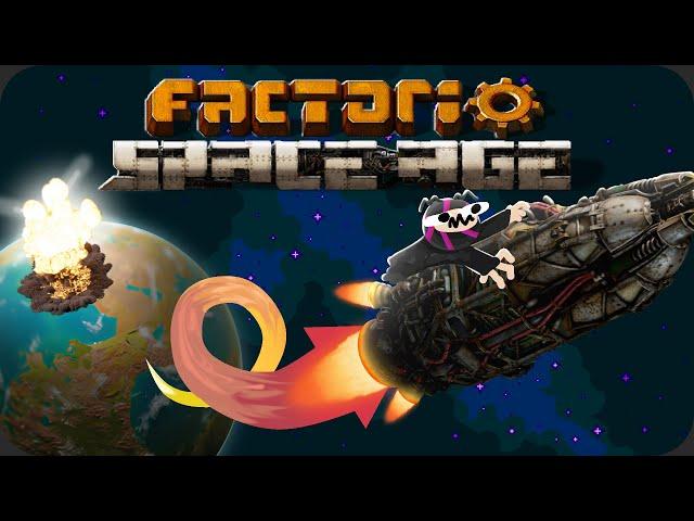 Как инженеры в КОСМОС летели - Factorio Space Age