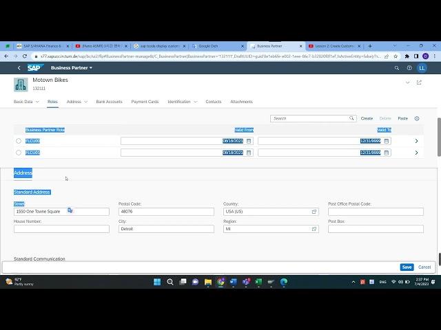 Lesson 1: Change Terms of Payment for a Customer - SAP FIORI