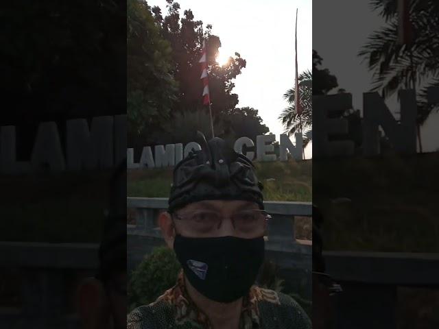 #Suasana pagi di depan Gdng Islamic Centre Bekasi️️