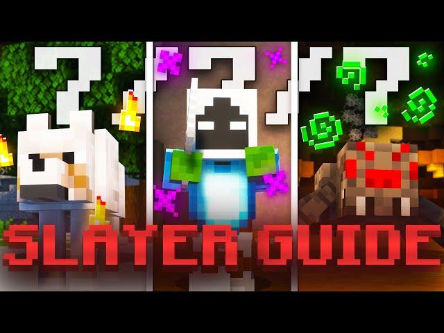 The COMPLETE SLAYER GUIDE for EARLY GAME Players! | Hypixel Skyblock