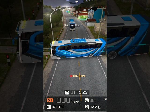 Multiplayer Mod Bus Simulator Indonesia  | #bussid #bussimulator #bussimulatorindonesia #shorts