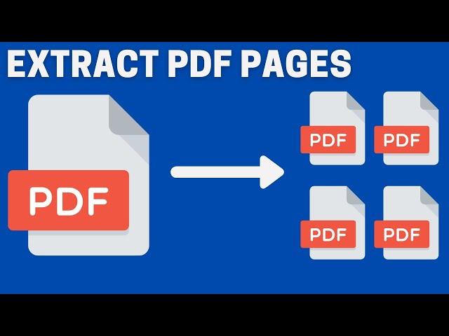 How to Extract Pages from PDF