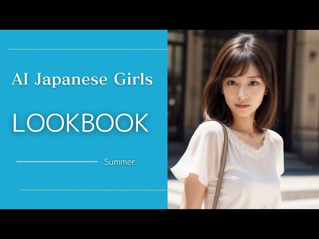 [ai Japanese girls] Summer Fashion Lookbook.