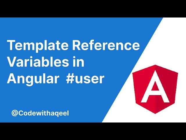 Template Reference Variables In Angular