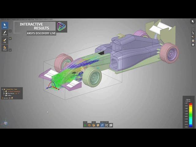 Interactive Results in ANSYS Discovery Live