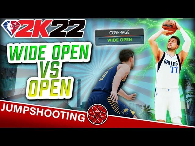 NBA 2K22 Best Shooting Tips : Wide Open vs Open Shots Test