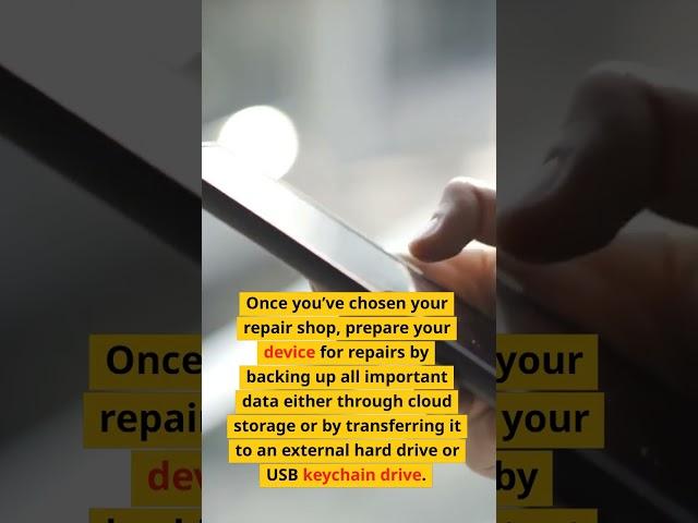 Don't LOSE YOUR DATA by doing this step! [SMARTPHONE REPAIR TIPS| Sydney CBD Repair Centre #shorts