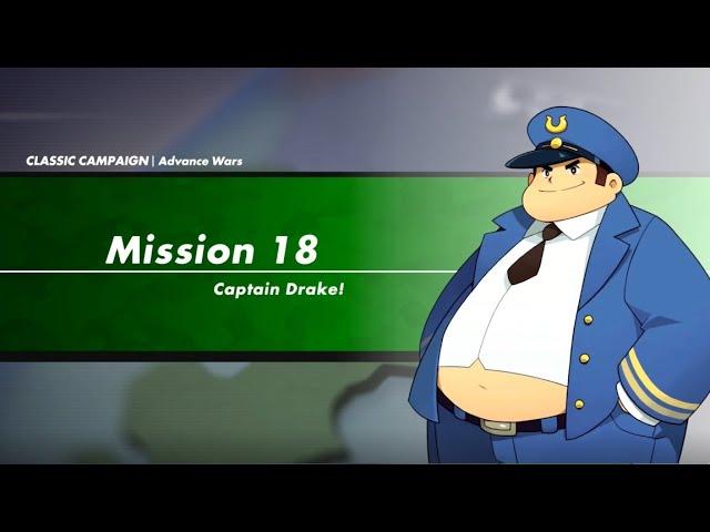 Advance Wars 1+2: Reboot Camp - AW1 Campaign - Mission 18: Captain Drake! (Andy, Rank S, Score: 300)