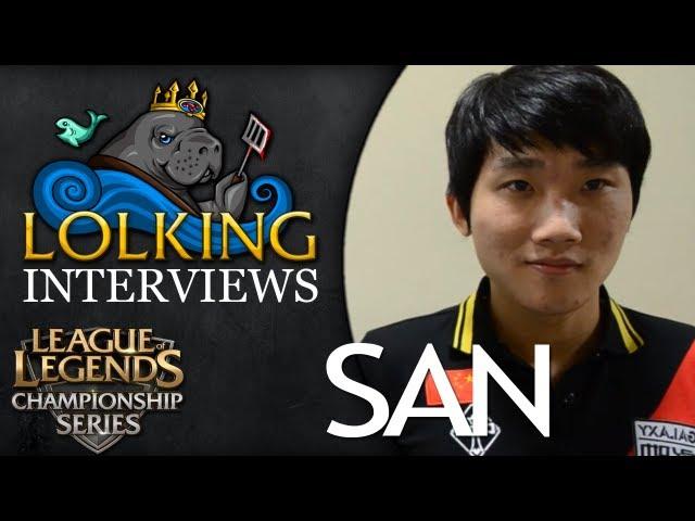 LolKing's S3 Worlds Coverage - Interview with San (Guo Jun-Liang)