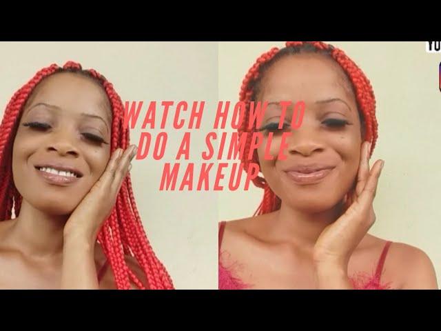 HOW TO DO SIMPLE MAKEUP Asmr