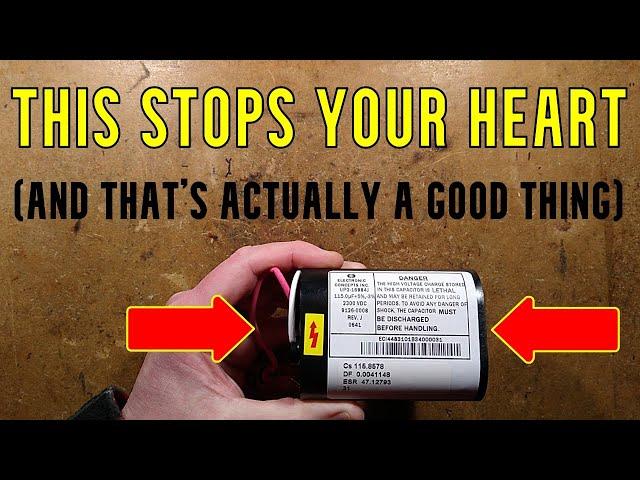 Inside a Zoll defibrillator - with SCARY capacitor