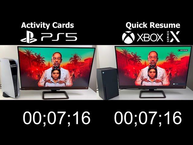 Far Cry 6 PS5 vs. Xbox Series X Loading Times Comparison