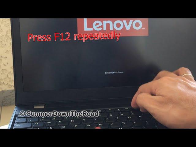 Lenovo Can't Enter BIOS | one way how to FORCE IT