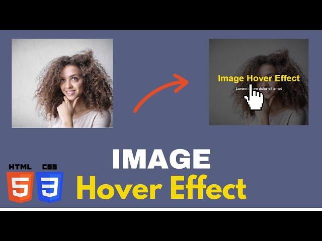 Add Text Overlays to Images on Hover with HTML & CSS