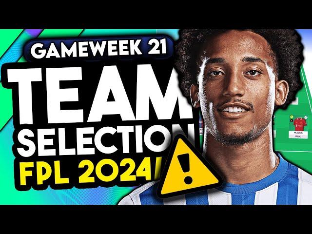 JOAO PEDRO REPLACEMENT? | FPL GAMEWEEK 21 TEAM SELECTION | FANTASY PREMIER LEAGUE TIPS 2024/25