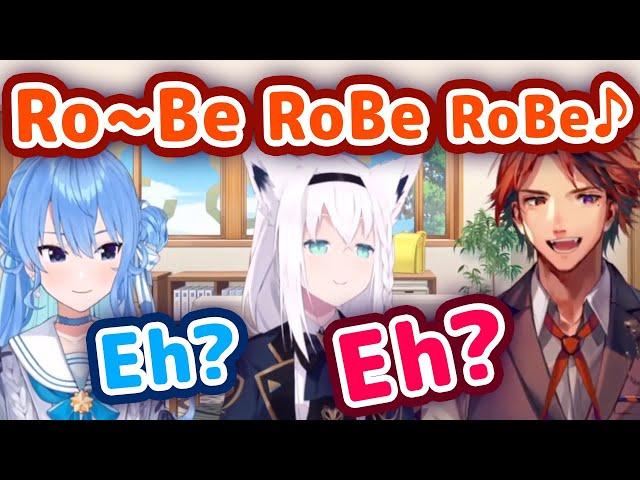 Suisei and Fubuki Flame Roberu's Cute Greeting 【ENG Sub/Hololive】